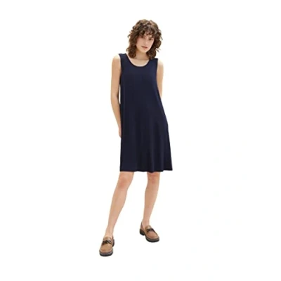 Abbildung von TOM TAILOR Damen 1037425 Kleid, 10668 Sky Captain Blue, 36