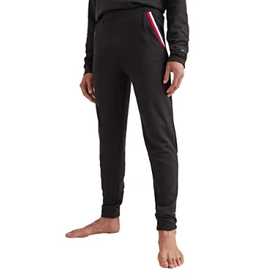 Abbildung von Tommy Hilfiger Track PANT Nachtwäsche Hose, Herren, Größe: Small, Black