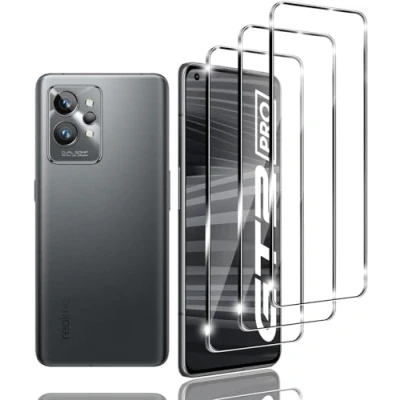 Abbildung von Jinyunlai Panzer Schutz Glas für Realme GT 2 PRO 5G Panzerglas, HD Displayschutzfolie, 9H Härte Schutzglas Schutzfolie, Frei von Kratzern, Ultra klar Panzerfolie 3 Stück