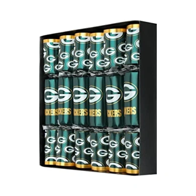 Abbildung von FOCO Green Bay Packers NFL Amerikanischer Fußball Packung mit 6 Weihnachtsfeier Gefälligkeiten