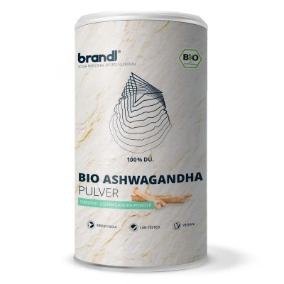 Abbildung von Brandl Nutrition Ashwagandha Pulver Bio, Premium Bio Pulver, 1000 g
