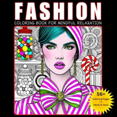 Abbildung von Fashion Coloring Book for Mindful Relaxation: 56+ High Designs Adults &amp; Teens to Inspire Calm and Creativity