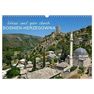 Abbildung von Kreuz und quer durch Bosnien Herzegowina (Wandkalender 2025 DIN A3 quer), CALVENDO Monatskalender