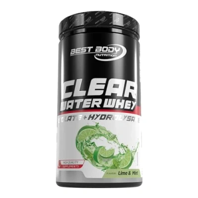 Abbildung von Best Body Nutrition Clear Water Whey Isolate + Hydrolysate (450g) Lime &amp; Mint