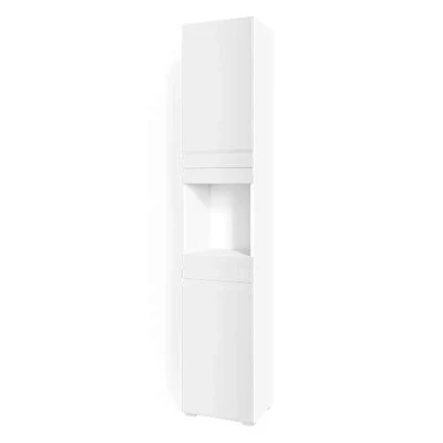 Abbildung von Vicco Hochschrank Freddy, Weiß Hochglanz, 36 x 190.5 cm