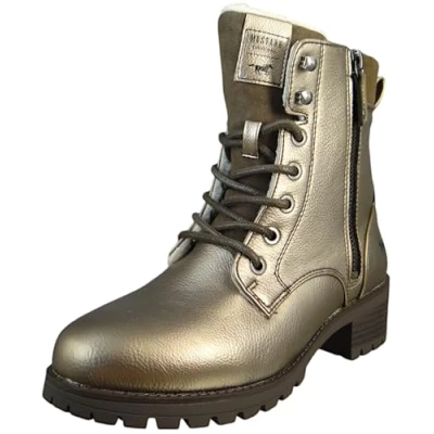 Abbildung von Mustang Snowboot/Winterstiefel gold, Damen, Größe: 36, Gold Schuhe