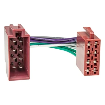 Abbildung von tomzz Audio 7000 006 ISO Buchse auf Stecker Verlängerung Lautsprecher 8 pol. 18cm