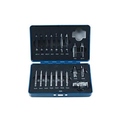 Abbildung von Laser 7678 Extractor Set for Torx® Hex Fittings 19pc