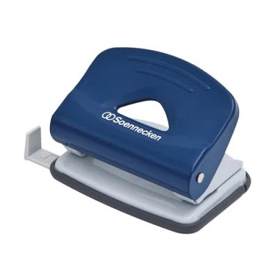 Abbildung von Soennecken Locher 3274 bis 15 Blatt Metall blau