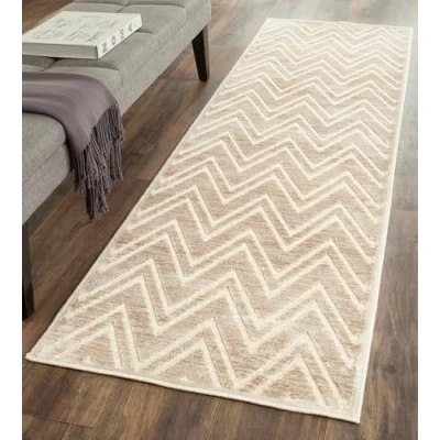 Abbildung von SAFAVIEH Traditionell Teppich für Wohnzimmer, Esszimmer, Schlafzimmer Paradise Collection, Kurzer Flor, Stein, 66 X 244 cm