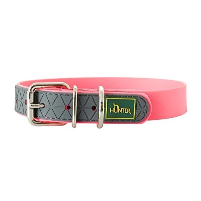 Abbildung von HUNTER CONVENIENCE Hundehalsband, Kunststoffmaterial, 60 L, neonpink