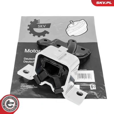 Abbildung von ESEN SKV 75SKV082 Motorlager rechts Gummimetalllager Aluminium, Gummi 172mm 107mm DACIA: Sandero I, Logan I MCV, Limousine