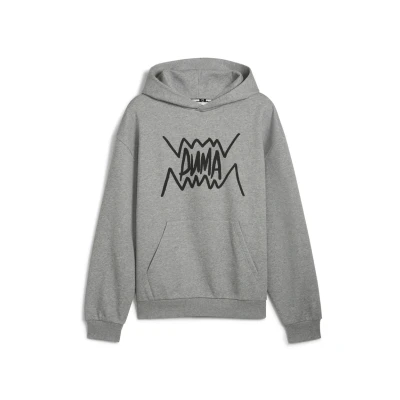 Abbildung von Puma JAWS Kapuzenpullover, Herren, Größe: Small, Medium gray heather