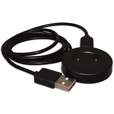 Abbildung von mtb more energy Ladeschale + USB Ladekabel kompatibel mit Huawei Watch GT 2 (46mm), (46mm) … Siehe Liste kompatiblen Modellen Ersatz Ladestation Ladeadapter