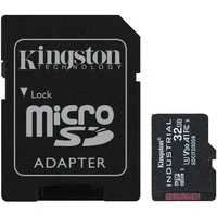 Abbildung von Kingston INDUSTRIAL microSD 32GB + SD Adapter Speicherkarte (32 GB, UHS I Class 10, 100 MB/s Lesegeschwindigkeit)