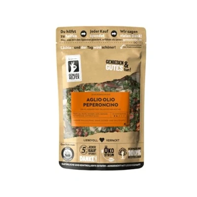 Abbildung von Bremer Gewürzhandel Aglio Olio Peperoncino Gewürz, grob, italienische Gewürzmischung für klassische Pasta und mediterrane Küche, 100g