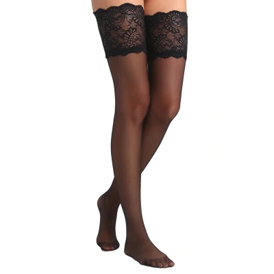 Abbildung von Kunert LOOK Overkneestrümpfe, Damen, Größe: 41 42, Black