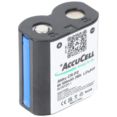Abbildung von Akku CR P2 der aufladbare LiFePo4 CRP2 Batterie wiederaufladbar 6 Volt