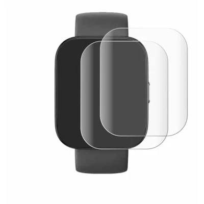 Abbildung von BROTECT 2 Stück Full Cover Schutzfolie für Huami Amazfit Bip 5 Screen Displayschutz Folie [3D Curved, Anti Fingerprint, Kristall Klar]