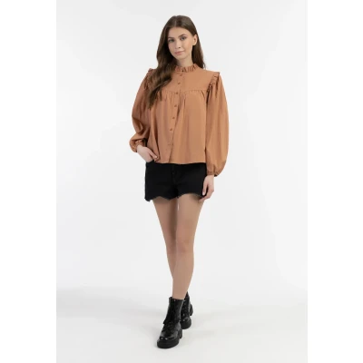 Abbildung von Dreimaster Bluse Damen hellrost