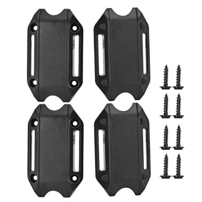 Abbildung von Motorrad Schutzblock, Sturzbügel Zierblock, Stoßstange Dekorative Blöcke, Motorschutz Schutz Zierblock 25mm Sturzbügel(Schwarz)
