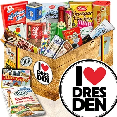 Abbildung von I love Dresden/Süße DDR Geschenkbox/Geschenk für Dresden Fan