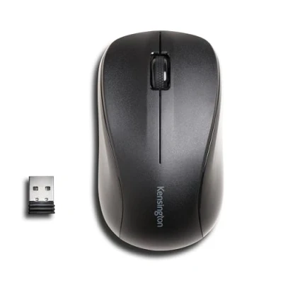 Abbildung von Kensington Silent Mouse for Life Kabellose USB Maus, 3,8 x 6,1 10,9 cm, Schwarz