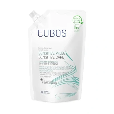 Abbildung von Eubos Sensitive Pflege Lotion Dermo PROTECTIV, NACHFÜLLBEUTEL Feuchtigkeitspflege, Damen, Größe: 400 ml, Weiß