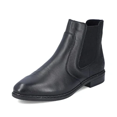 Abbildung von Rieker Stiefelette, Damen, Größe: 37, schwarz Schuhe