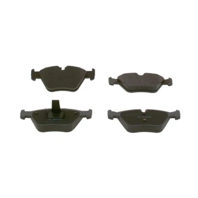 Abbildung von BOSCH 0 986 424 767 Bremsbelagsatz Low Metallic mit Montageanleitung, Anti Quietsch Blech, Kolbenclip BMW: X3, 3 Touring, Cabrio, ROVER: 75
