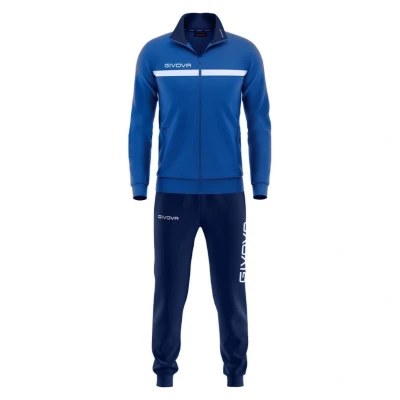 Abbildung von Givova, anzug givova eins full zip, hellblau/blau, XL