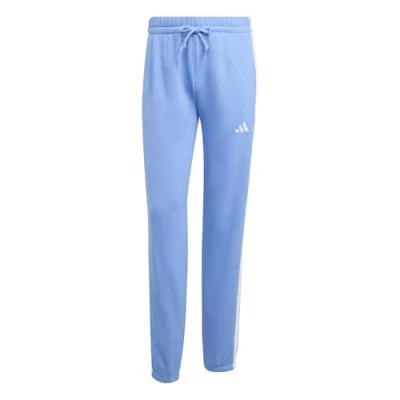 Abbildung von adidas Damen Essentials 3 Stripes French Terry Cuffed Pants, Blue Fusion/White, L