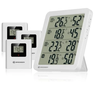 Abbildung von BRESSER Hygrometer Quadro NV Thermo grau