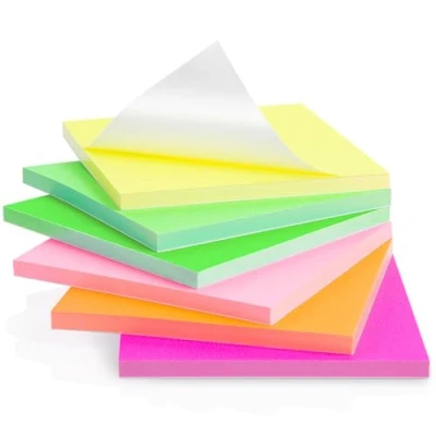 Abbildung von Elektrostatisch Selbstklebend Haftnotizen, 76 x mm, 480 Blatt Sticky Magnetic Notes Flipchart Papier, Haftnotizen Klebezettel Beweglich und verschiebbar auf jeder Oberfläche