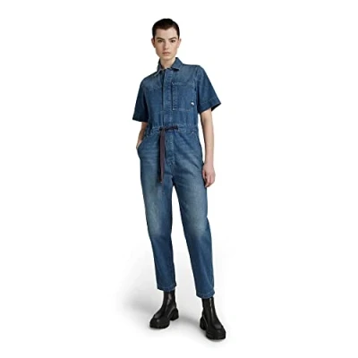 Abbildung von G Star ARMY Jumpsuit, Damen, Größe: Small, Antique faded space blue