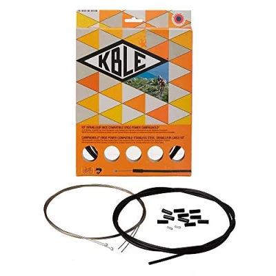 Abbildung von Transfil Campag Ergo Gangschaltkabel Set, Edelstahl, Schwarz