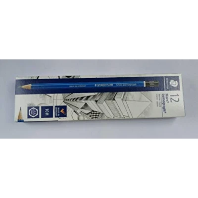 Abbildung von 12 x Staedtler Bleistift Mars Lumograph 10H blau