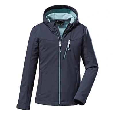 Abbildung von killtec Mädchen Softshelljacke/Outdoorjacke mit Kapuze KOS 54 GRLS SFTSHLL JCKT, blue anthracite, 128, 37832 000