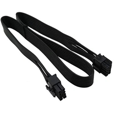 Abbildung von COMeap CPU 8 Pin Männlich zu (4 + 4 abnehmbar) EPS 12V Hauptplatine Leistung Adapter Kabel zum EVGA Modulares Netzteil 63 cm (25 Zoll)