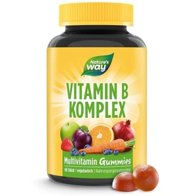 Abbildung von Nature&#039;s Way Vitamin B Komplex Multivitamin Gummies 60 St