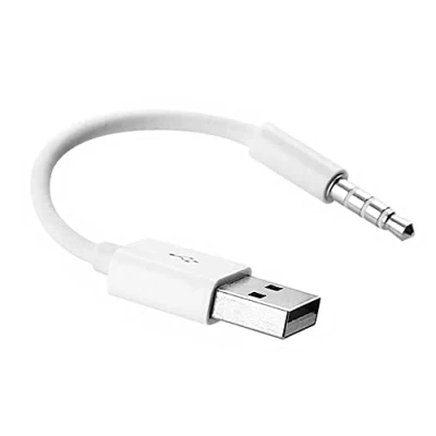 Abbildung von OcioDual für iPod Shuffle 3rd zu 7th Gen USB Ladekabel Datenkabel Charger Kabel Sync Weiß