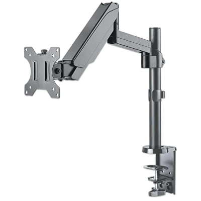 Abbildung von Manhattan 461580 Universal Halterung mit Gasdruckfeder für einen Monitor Halterungsarm und Kugelgelenk, geeignet von 17&quot; bis 32&quot;* zu 8 kg schwarz