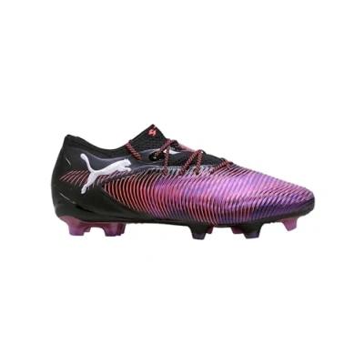 Abbildung von Puma FUTURE 8 ULTIMATE Low FG Fußballschuhe Unisex Black/White/Glowing Red Größe: 46.5