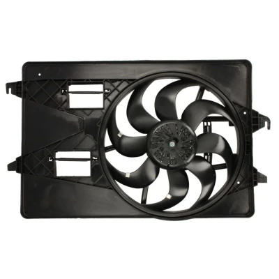 Abbildung von THERMOTEC D8G011TT Lüfter 383 12 480 mit Kühlerlüfterrahmen (Zarge) FORD: MONDEO 3 Kombi,