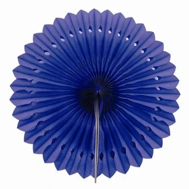 Abbildung von Creativery 1 Papierfächer 25cm (lila/Purpur 465) // Deko Papier Fächer Rosetten Blumen Raumdeko Papierrosetten Hängedeko