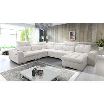Abbildung von All4All Ecksofa mit Schlaffunktion Piaggio VIII 364x285cm Sofa Bettkasten Schlafsofa U Form XXL Eckcouch Couch Wohnlandschaft Bett Wohnzimmer Terra 06 Seite Rechts 26