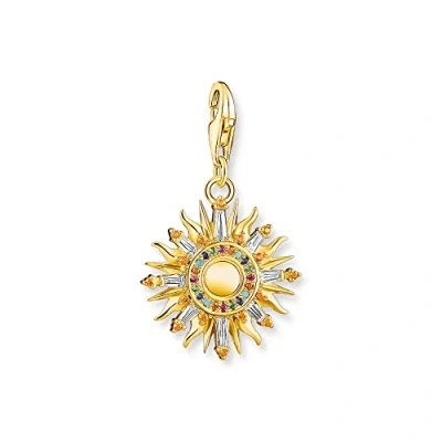 Abbildung von THOMAS SABO Charm Einhänger Sonne, 1935 488 7, mit Glas Keramik Stein