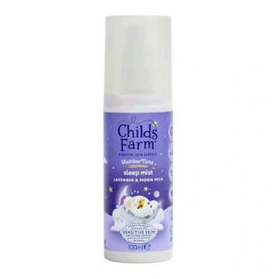 Abbildung von Childs Farm SlumberTime Schlafspray Lavendel und Mondmilch 100 ml Schlafförderndes Duftspray für die Bettwäsche Entspannend beruhigend Kinder ab 6 Monaten älter.