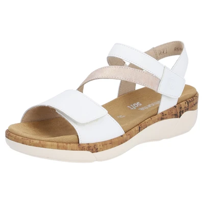 Abbildung von Remonte Riemensandalette, Damen, Größe: 36, Weiss Schuhe