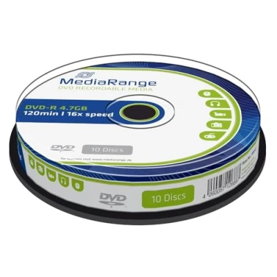 Abbildung von MediaRange MR452 DVD R 4.7GB (16x Speed, 10 Stück)